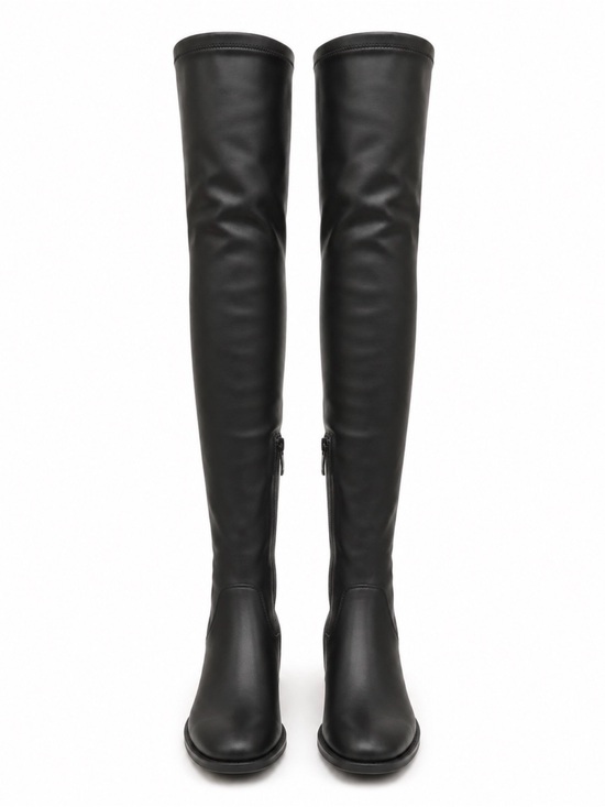 no brand Shoes - L4L Lust for Life LL-Racy Black Nappa Over Knee Thigh High Boots 7M NWOT OTK Zip